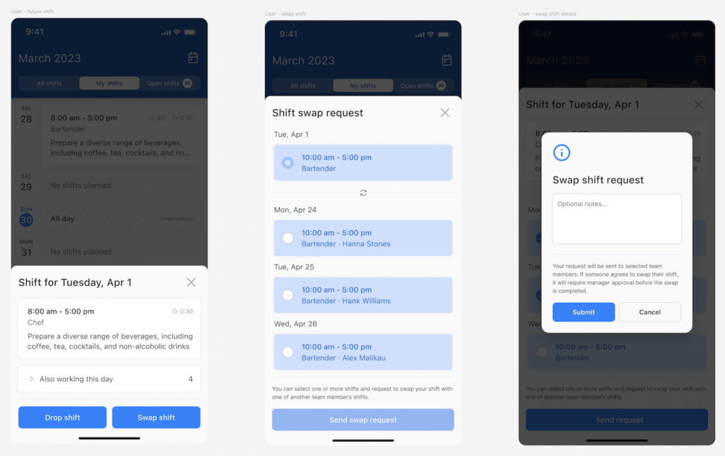 shift swapping is here